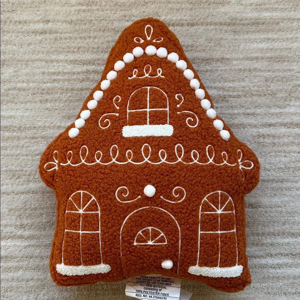 Christmas Gingerbread House Throw Pillow from Wondershop™ Holiday Decorative